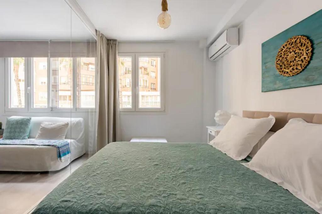 Nuevo Apartamento Lujo Playa Malagueta-Centro Málaga Kültér fotó